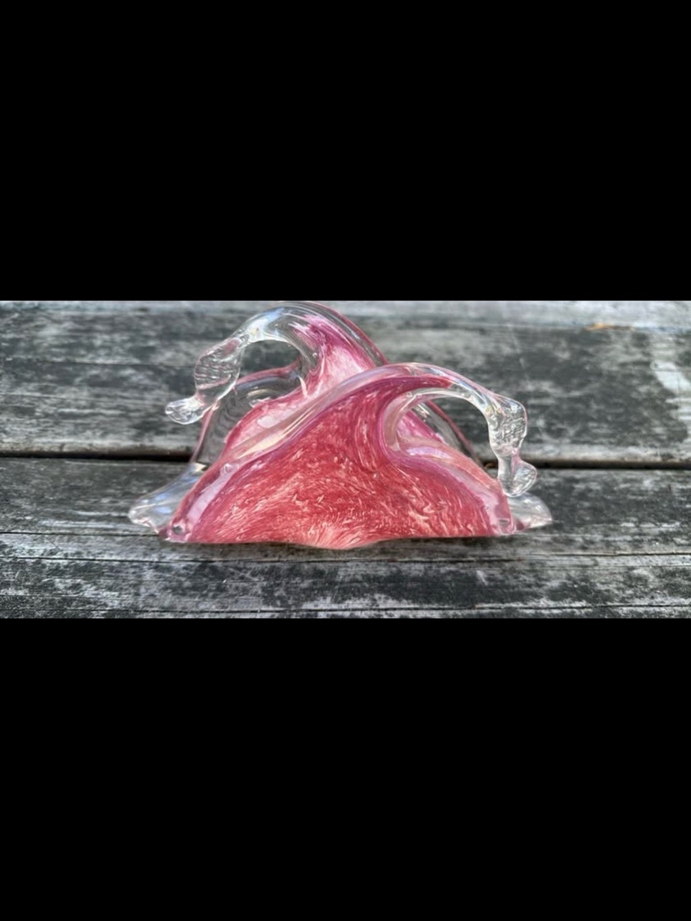 Vintage Style Murano Napkin Holder